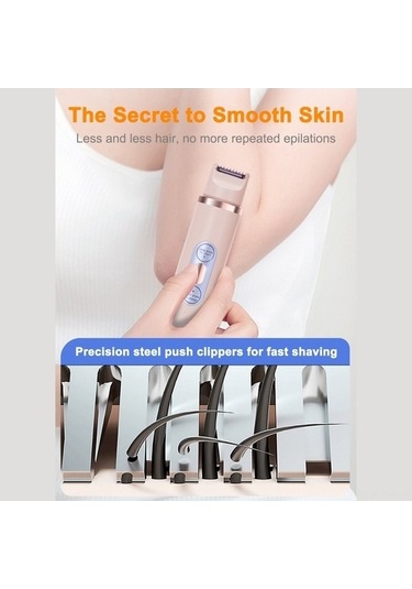 Pazly Ve Tüy Şarjlı Epilatör Koltuk Geeroyoo Renkli Makinesi Çift Bikini Bacak Altı Alma - Ah Çok Renkli Çok Renkli