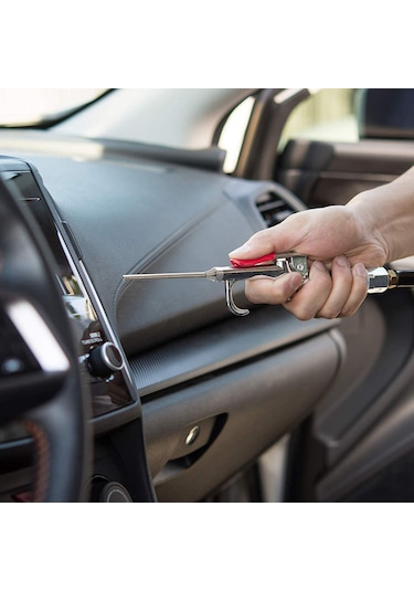 Padalink Zink Alloylu 1/4 İnç El Tipi Hava Bloweri, 90psı Basınçlı, Elektronik/makine Temizliği İçin Taşınabilir Hava Fişi