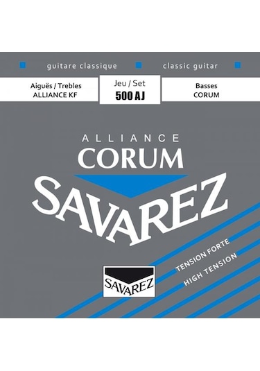 Savarez 500Aj Alliance High Tension Corum Blue Klasik Gitar Teli