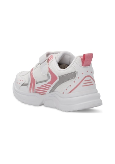 Slazenger KENDALL Çocuk Cırt Cırtlı Beyaz / Pembe Günlük Spor Ayakkabısı