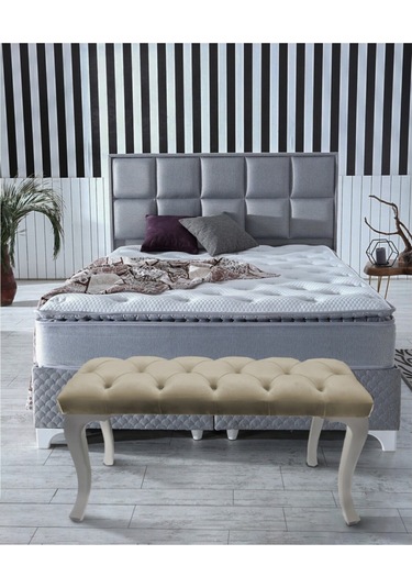 Hardal Chester Model Babyface Kumaş Bench&koltuk&tabure&pofuduk Yatak Odası Takımı Ucu&önü Puff
