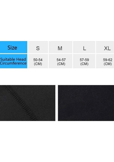 Dm Dıve & Saıl Dh-002 1mm Erkek Kadın Yüzme Bone Güneş Koruyucu Dalış Şapkası Sörf Başlığı Xl Siyah Siyah