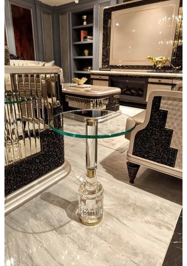 Dulda Akrilik Eva Sehpa Şeffaf