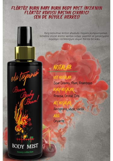 Eda Taşpınar Burn Baby Burn Body Mist Vücut Spreyi 200 ML
