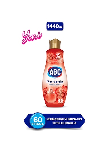 ABC Parfumia Tutkulu Dahlia Konsantre Çamaşır Yumuşatıcısı 1440 ML
