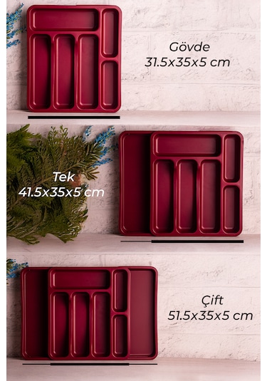 Snippy Spony Çift Taraflı Uzayabilen Ayarlanabilir Kaşıklık Bordo