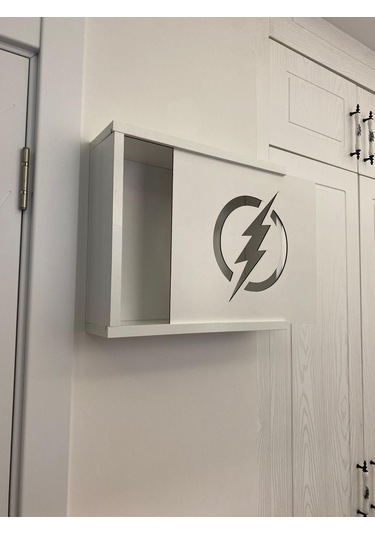 Elektrik Pano Gizleme Kutusu 35 X 40 Cm Şimşek Desenli