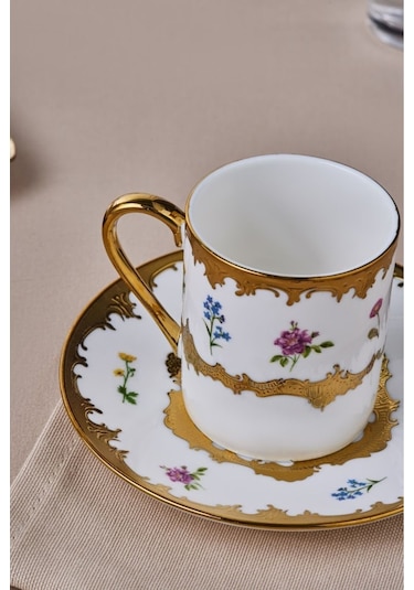 Karaca  Bihter 6 Kişilik Kahve Fincanı 90 Ml