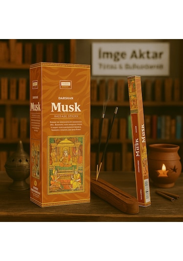 Darshan İncense Musk 20'li Çubuk Tütsü Çok Renkli