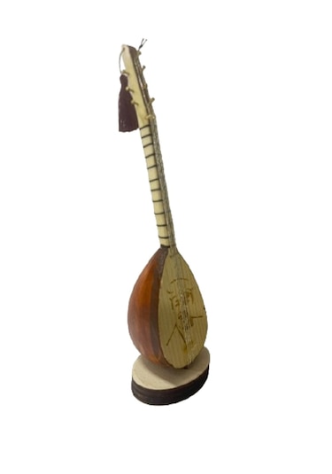 Minyatür Bağlama Saz Masa Üstü Enstrüman Neşet Ertaş