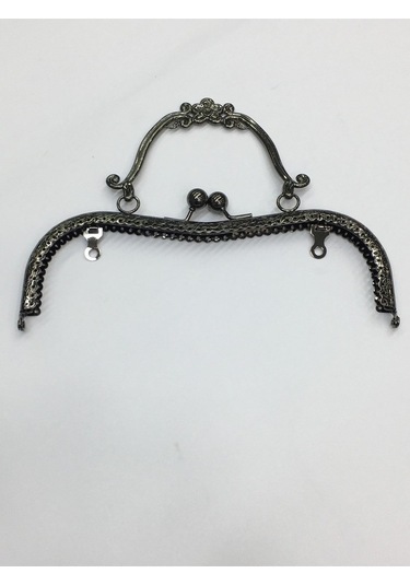 Çanta Ve Cüzdan Klipsi Kuluplu Çiçek Model Siyah Antrasit Siyah Antrasit Çok Renkli