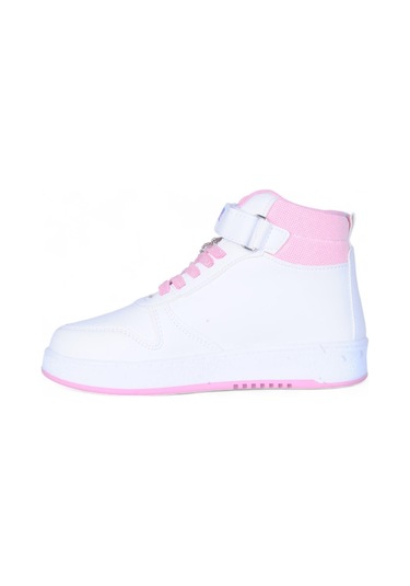 Prokids 4444 Beyaz Cırtlı Boğazlı Kız Çocuk Spor Ayakkabı Beyaz