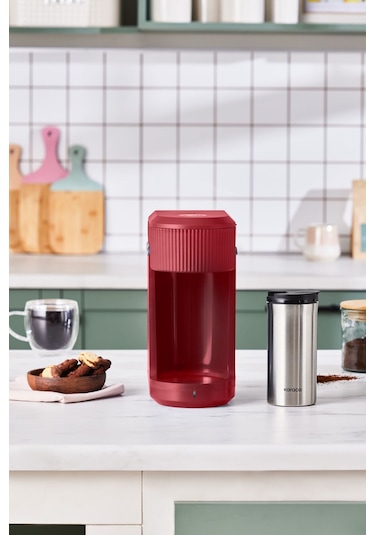 Karaca Mono Personal Filtre Kahve Makinesi + İnox Kişisel Termos