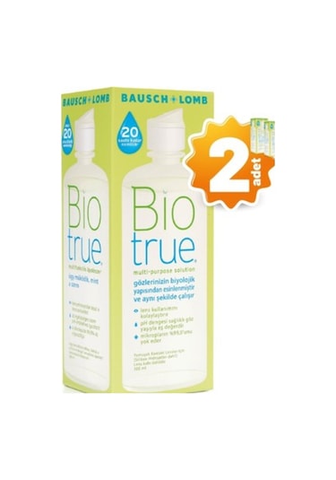 Biotrue Multi Purpose Çok Amaçlı Solüsyon 2 x 10 ML