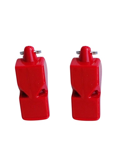 Dolıty Acil Durumda Hayatta Kalma Plastik Düdük Deniz Kırmızı