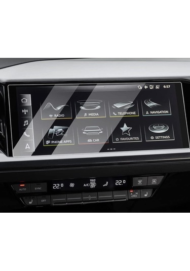 Audi Q4 E-tron Mat Ekran Koruyucu 11.6 İnç Multimedya ' Sadece Ekran Koruyucu