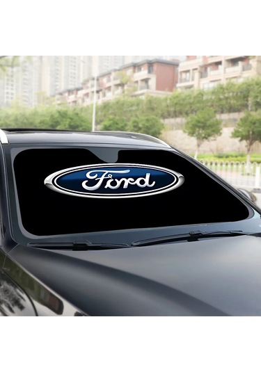 Goldenqian F-ford Mustang Otomatik Cam Güneş Gölge Kişiselleştirilmiş Resim Bloğu Uv Işınları Güneşlik Koruyucu Araba Güneşliği Z2