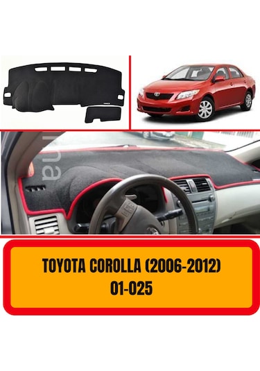 Toyota Uyumlu COROLLA E140 EUROPE 2006-2012 ÖN GÖĞÜS / PANEL /  TORPİDO KORUMASI - KILIFI - HALISI