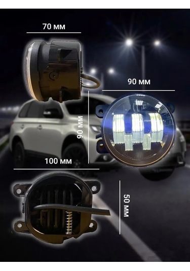 Led Company Arabalar İçin Evrensel Led Sis Farları 152412588