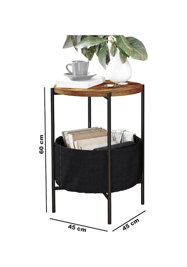 Yan Sehpa Çantalı Orta Zigon Sehpa 5165