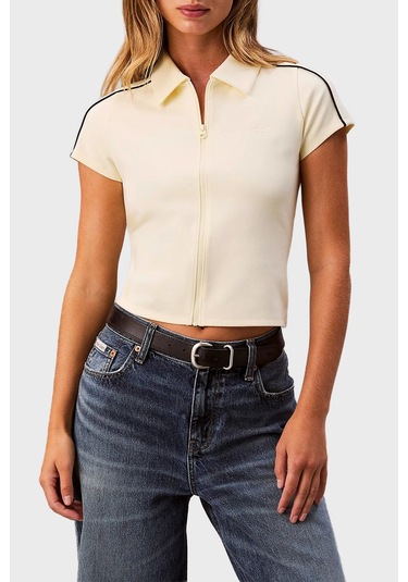 Calvin Klein Bayan Polo Lv047e212g 2ew Sarı Sarı Calvin Klein Bayan Polo Lv047e212g 2ew Sarı Sarı