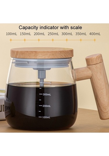 Ganzhoushop Stil: Sones Şarj Renkli Otomatik Kupası, Kupası Kupa Karıştırma Kahve Elektrikli Edilebilir Akçaağaç 400ml Zx - Hızlı Şarj Özellikli Diğer