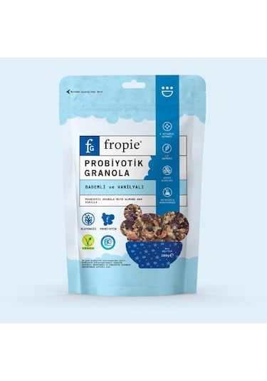 Fropie Probiyotik Granola - Badem & Vanilya 200 G