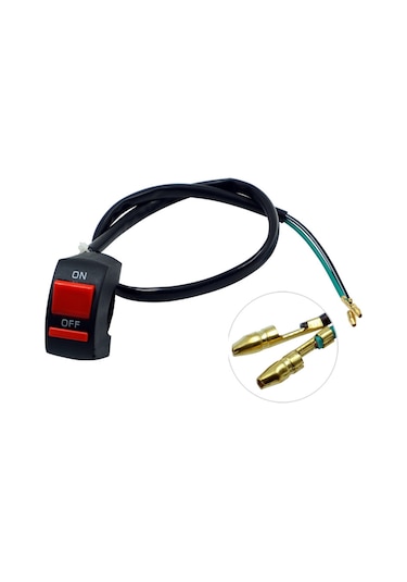 Gidon Bağlantılı Universal Motosiklet Açma Kapama Düğmesi