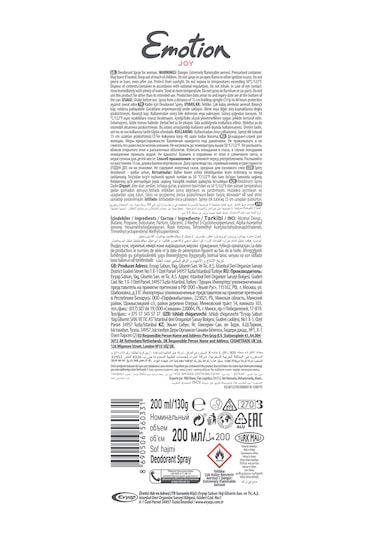 Emotion Joy Kadın Sprey Deodorant 6 x 200 ML