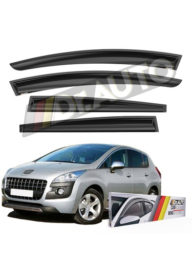 Peugeot 3008 2009-2016 Arası Cam Rüzgarlığı 4'lü