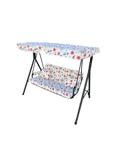 Lüks Duck Vip Salıncak Minder Seti 10 Cm Süngerli Tenteli Salıncak Minder Seti Çok Renkli