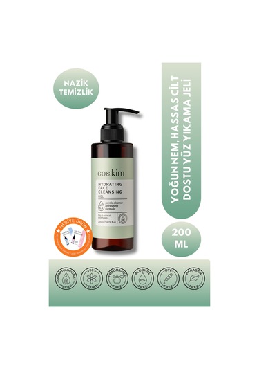 Nemlendirme Etkili Temizleme Jeli - Kuru-normal Ciltler Hydrating Face Cleansing Gel 200ml