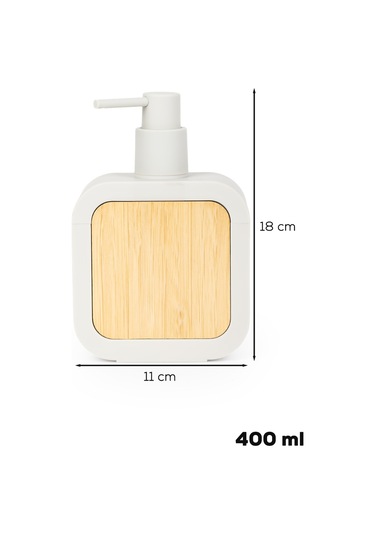 Porsima 3151 Banyo Ve Mutfak Sıvı Sabunluk 400ml Taupe-ahşap Taupe