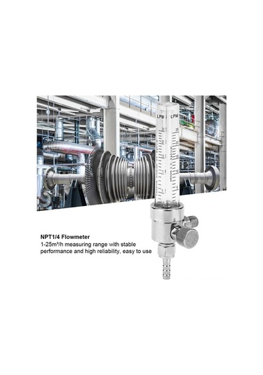 Besthome1 Endüstriyel Wl-12 Bakır Akış Ölçer, Npt1/4 Konik İç Gevşek, 1-25m³/h, Test Aracı