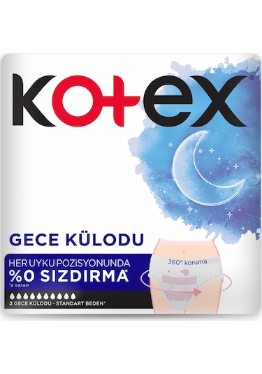 Kotex Regl Gece Külodu 2'li