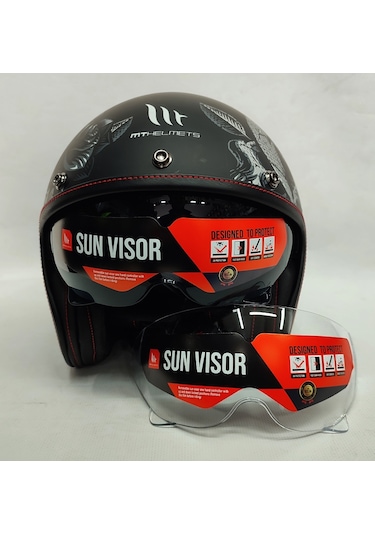 Mt Le Mans 2 Sv Breakout B2 Açık Motosiklet Kaskı Mat Siyah