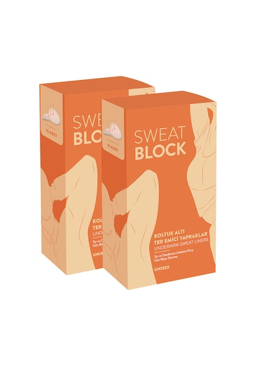 Sweat Block Koltuk Altı Ter Emici Yaprak Ped 2 x 10'lu