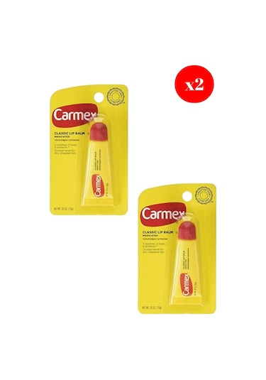 Carmex Classic Lip Balm Medicated 10 Gr X2 Adet
