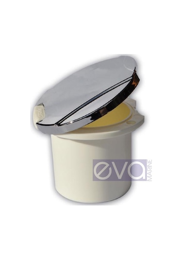 Sealux Marine Duş Yuvası Düz Krom Kapak Tekne