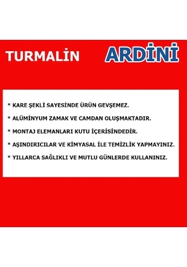 Turmalin Sabunluk Siyah Çok Renkli
