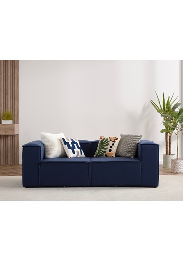 Nova 2 Modül Modüler Koltuk & Kanepe Takımı Lacivert