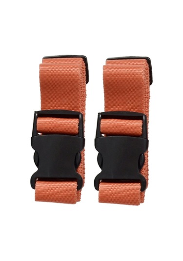 Tarix Valiz Bavul Emniyet Kemeri 2 Adet - Turuncu