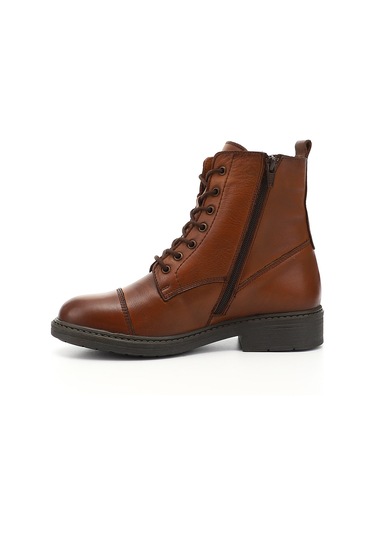 Gönderi R Kadın Taba Antik Fermuarlı Hakiki Deri Postal Bot Dkzb61342411 Taba