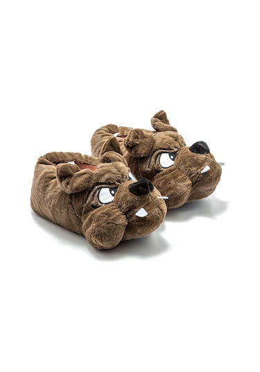 Twigy Cane Kadın, Garson Boy Hayvanlı Panduf Kahverengi 33/38 AA0616 Kahverengi