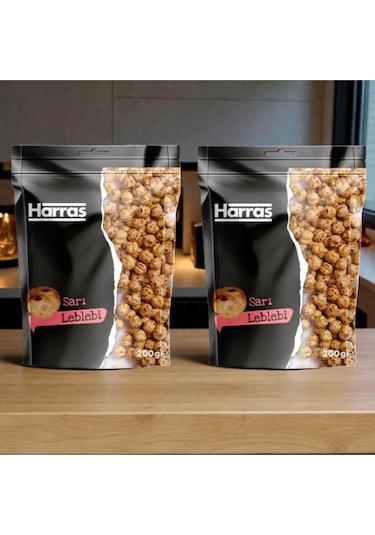 Yerli Geleneksel Çifte Kavrulmuş Sarı Leblebi 200 Gr X 2 Adet