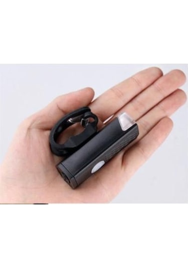 Forte Gt 250 Lüme Mini Bisiklet Ön Farı Xbyc 6124 Usb Şarjlı Siyah