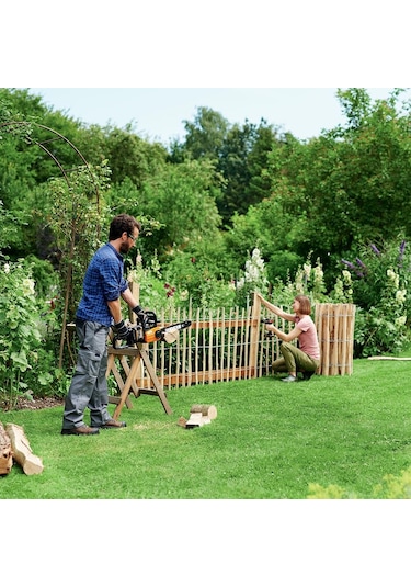 Worx WG384E 40V 2.0 Ah Li-İon Profesyonel Şarjlı Kömürsüz Zincirli Testere 35 CM