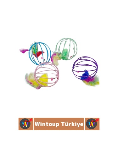 Evcil Hayvan İlgi Çekici Eğlenceli Vakit Zihinsel Gelişim Kafesli Fareli Kedi Köpek Oyun Topu