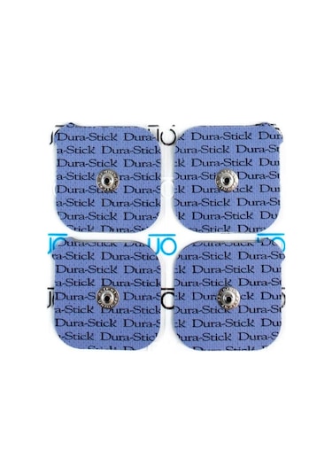 Compex Dura-Stick Plus 5 x 5 CM Çıt Çıtlı Kare Tens Pedi 4'lü