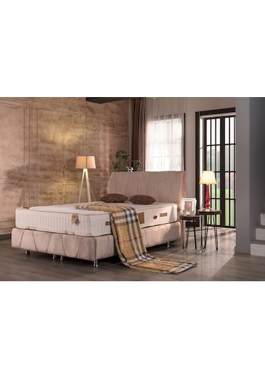Nivabaza Çift Ve Tek Kişilik Sandıklı Baza Başlık Dream Set Yatak Hariç